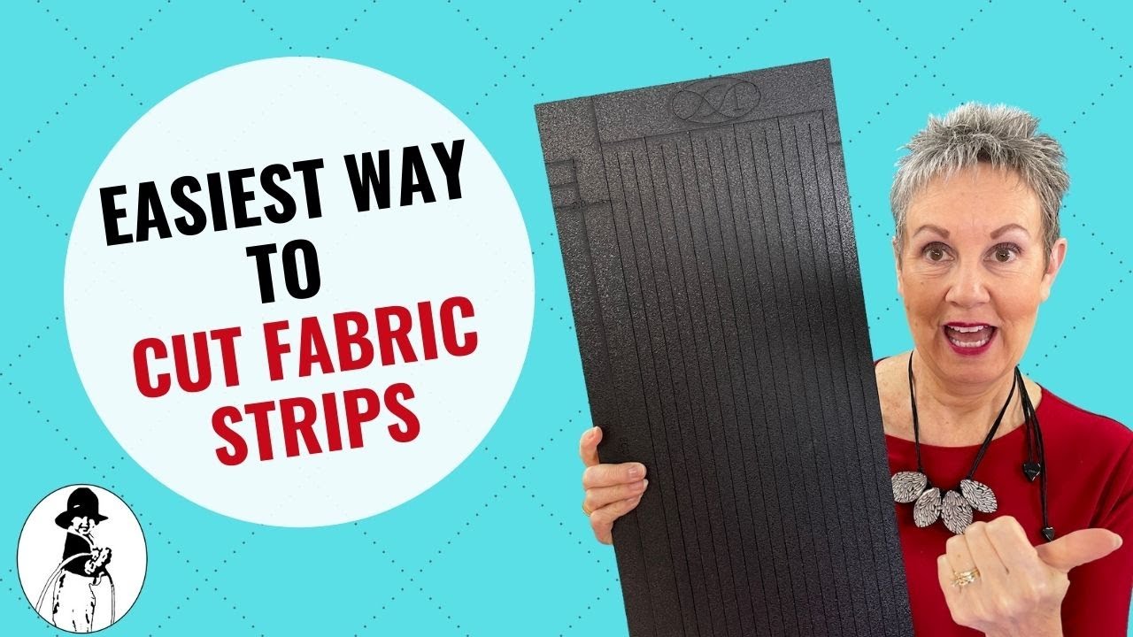 Easiest Way to Cut Fabric Strips