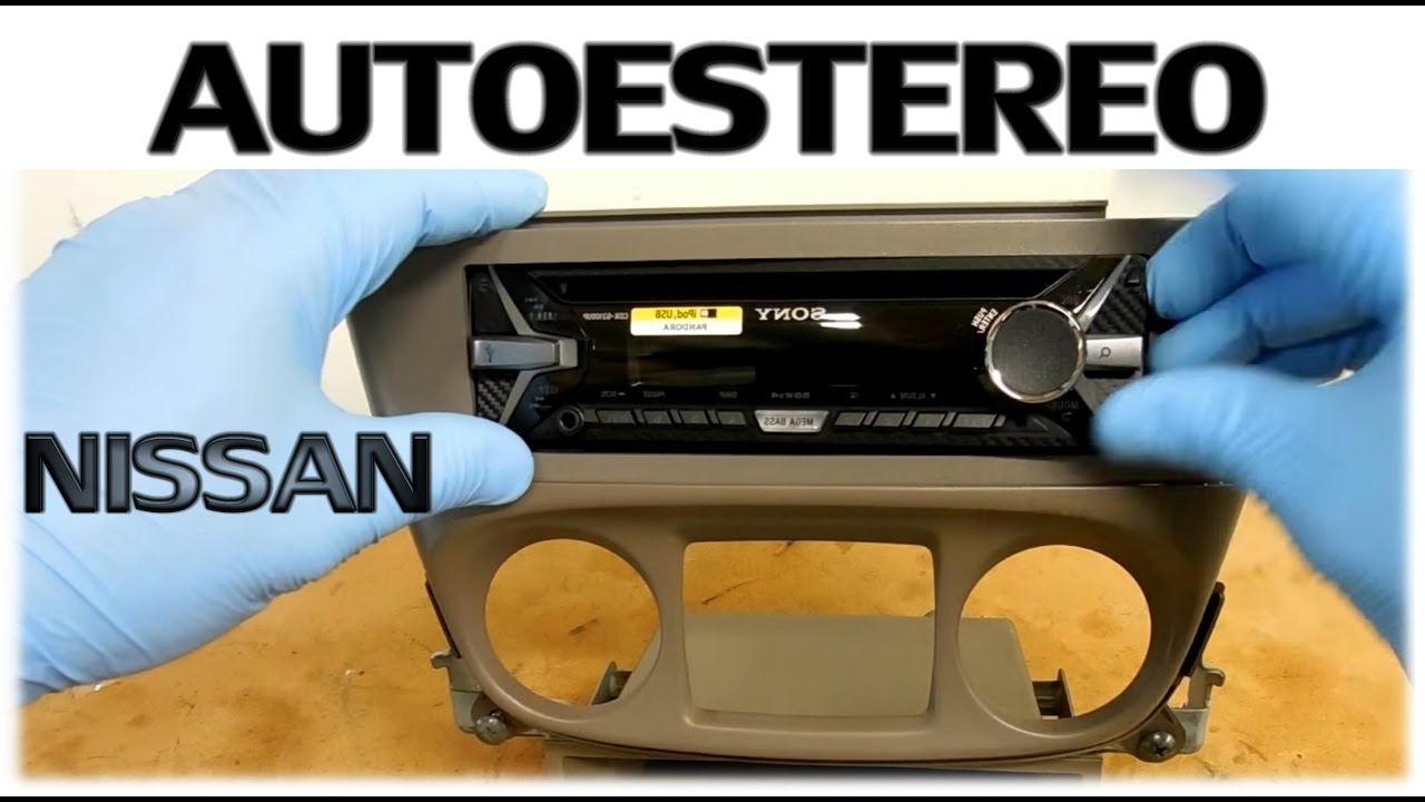 Instalacion completa de Estereo Nissan Sentra 2001 - 2006 (QUITANDO EL DE FABRICA)