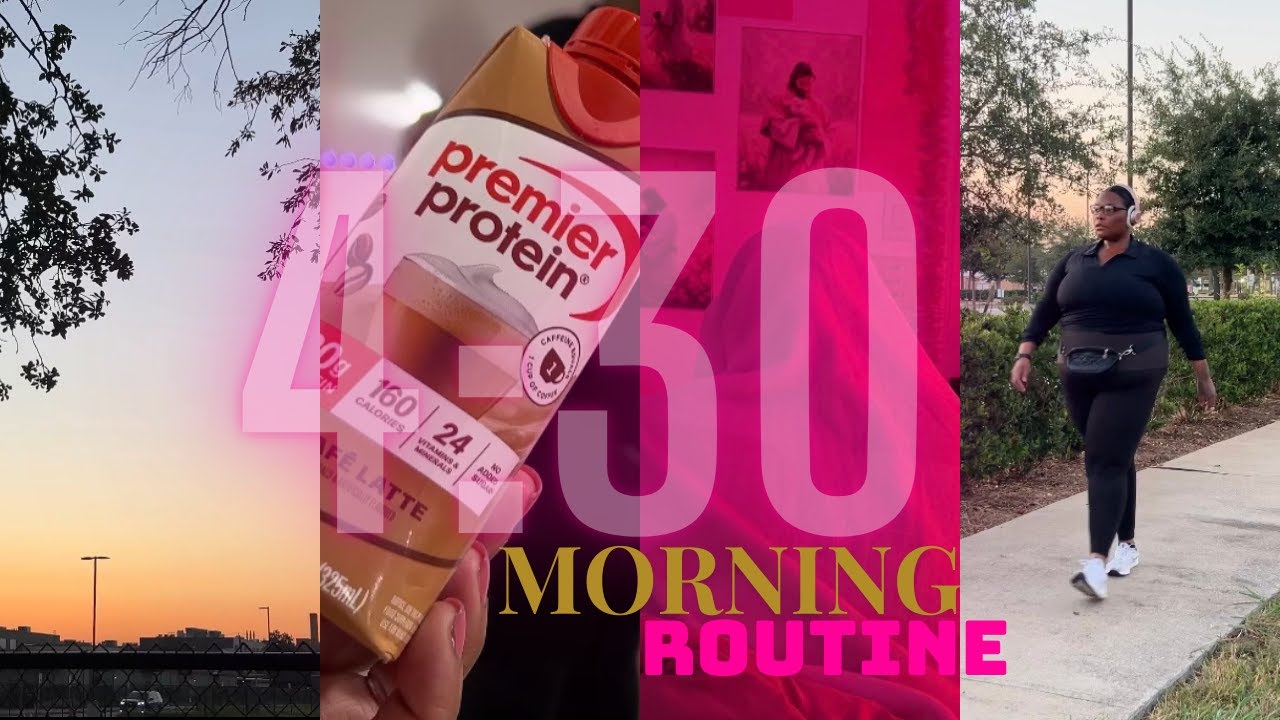 4:30am MORNING ROUTINE: prayer + self care + morning wellness + exercise & more!