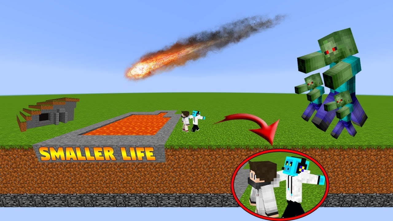 Minecraft Harita - SMALLER LİFE  ( Kısa Yaşamak)