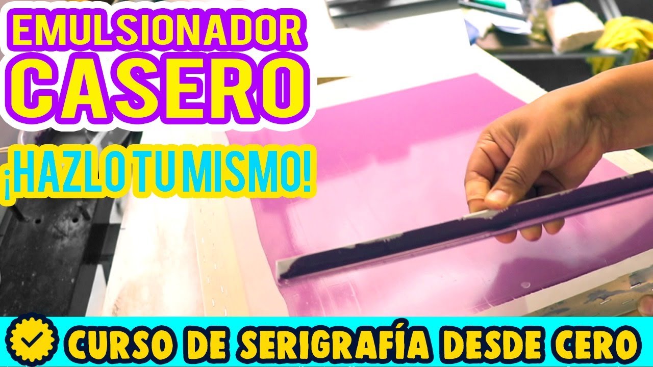 COMO PREPARA UN EMULSIONADOR CASERO PARA SERIGRAFIA | FACIL Y BARATO