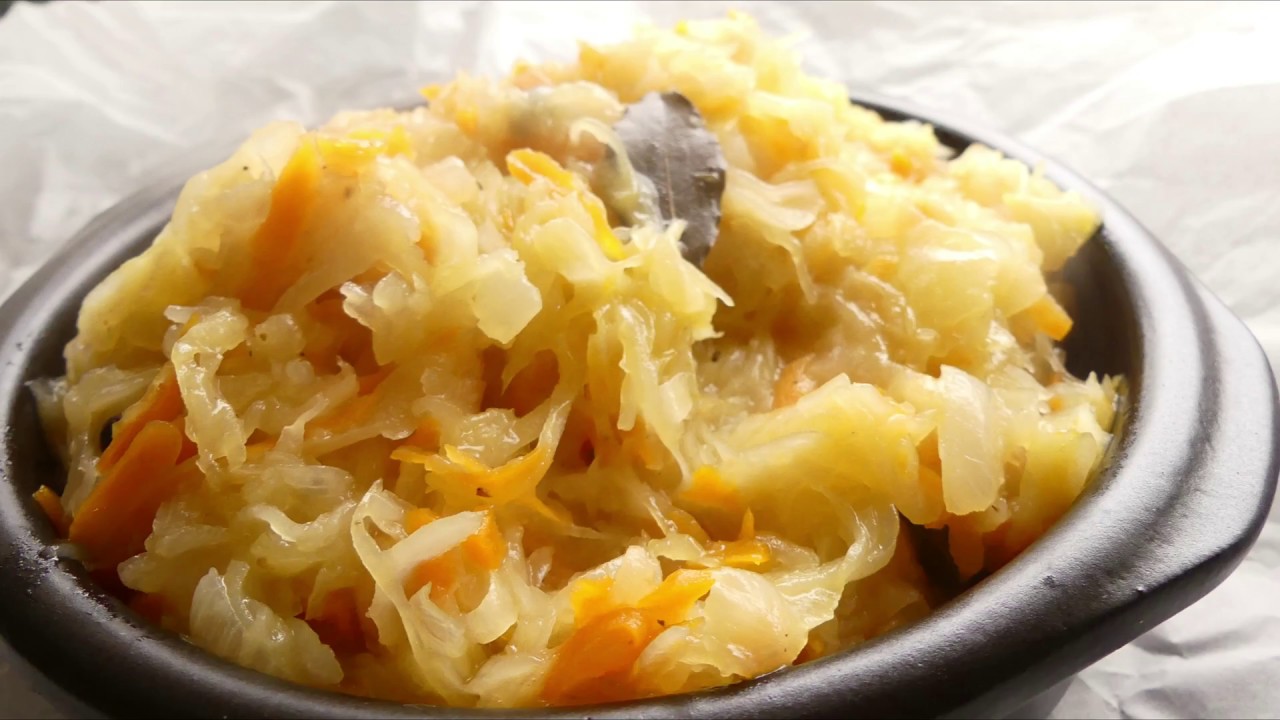 Kapusta kiszona zasmażana  (Lekker Zuurkool )