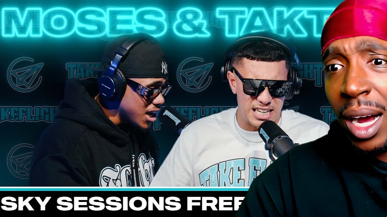 Реакция американцев на Moses & Taktix | Sky Sessions Freestyle