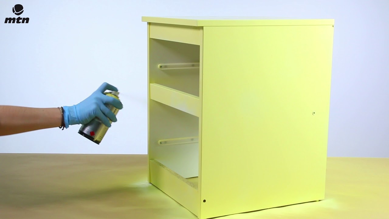 HOW TO PAINT a bedside table with MTN Water Based paint