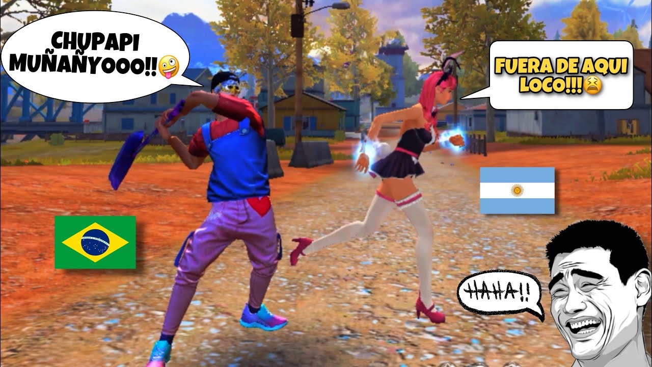 CHUPAPI MUÑAÑYO IRRITANDO UMA MENINA DA ARGENTINA NO FREE FIRE