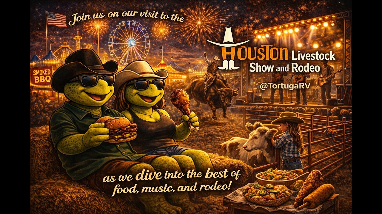 Our First Visit to the Houston Livestock Show & Rodeo in 4 Minutes!