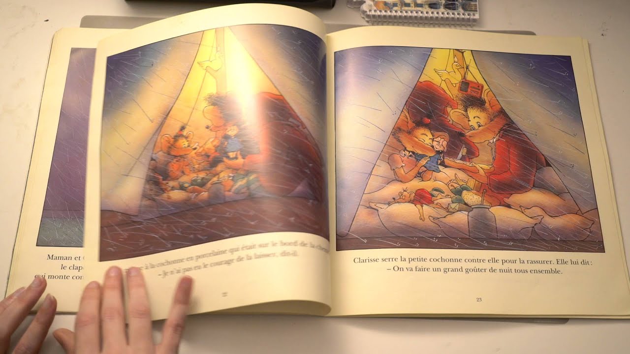 ASMR Reading my Favourite Picture Book in French | Whispering