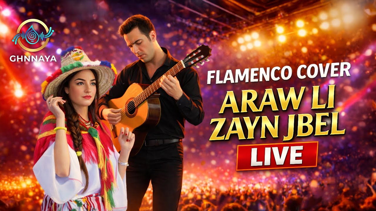 ARAW LI ZAYN JBEL | أراولي زين الجبل | Flamenco Cover | GHNNAYA (LIVE)
