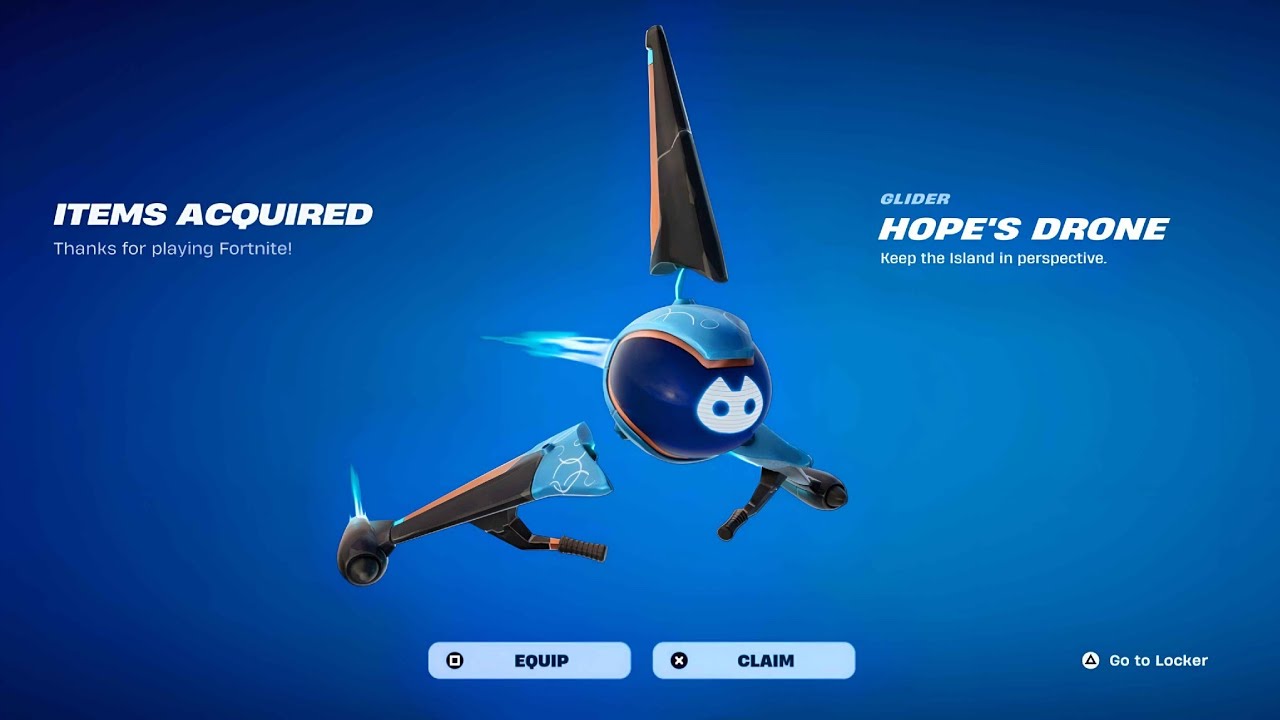 How to get this FREE Fortnite glider! (Limited-time reward - Hope's Drone)