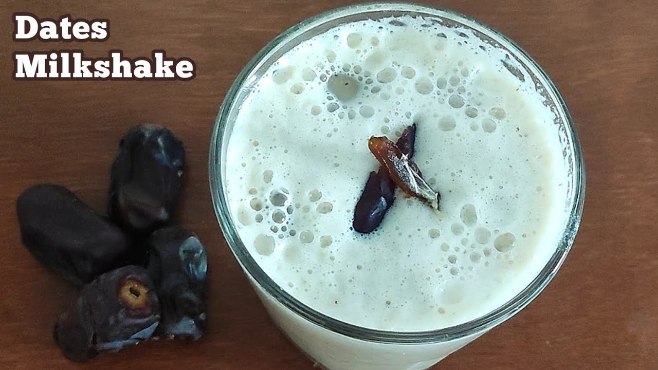 Dates Milkshake | Dates Milkshake without Sugar | Dates Recipe | Dates Juice | Khajoor Milkshake