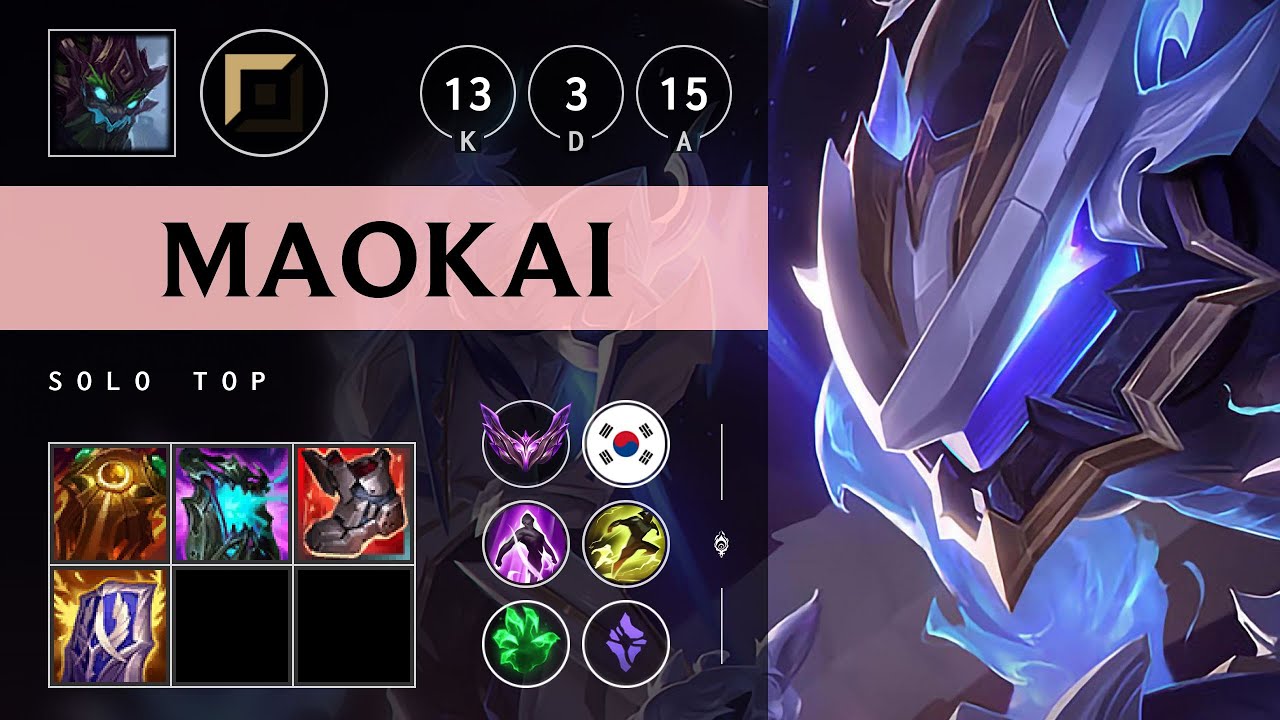 Maokai Top vs Jayce - KR Master Patch 25.21