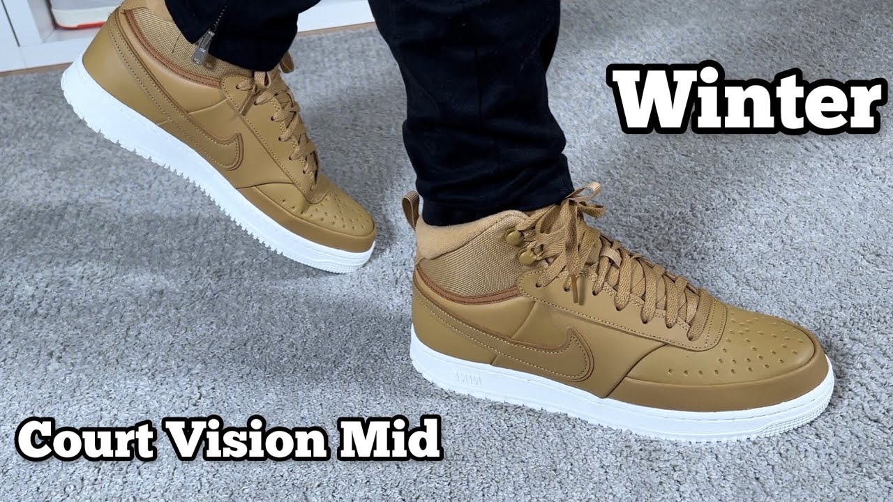 Обзор Nike Court Vision Mid Winter и пешие прогулки