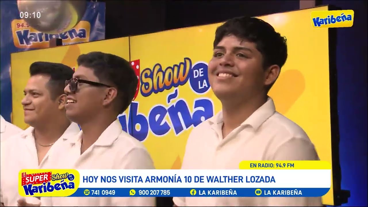 @Armonía 10 de Walther Lozada presentó a su nuevo jale en El Súper Show de La Karibeña ❤️