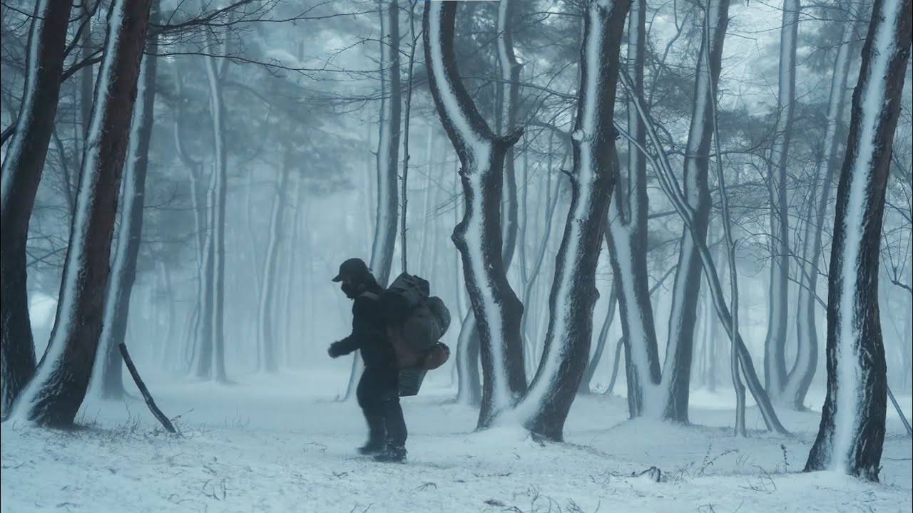 Blizzard Survival in the Wilderness — 3 Days Solo With an Old Hot Tent