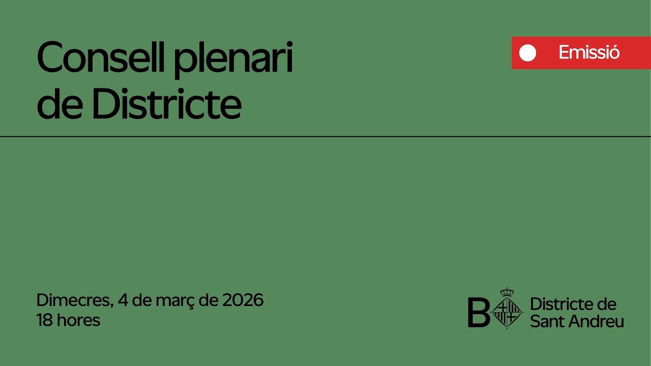 Consell Plenari Sant Andreu - Ordinari - 04/03/2026