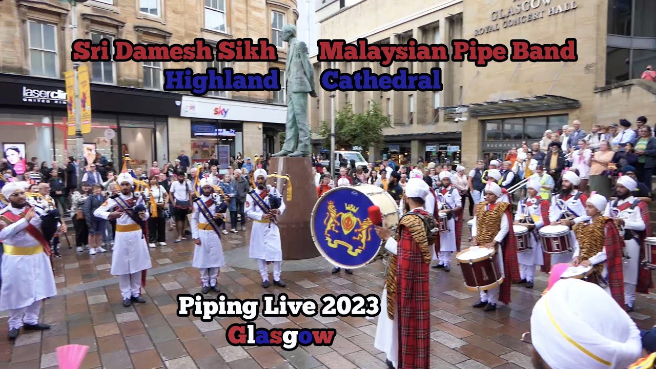Sri Damesh Sikh Malaysian Pipe Band, Malaysia - Highland Cathedral