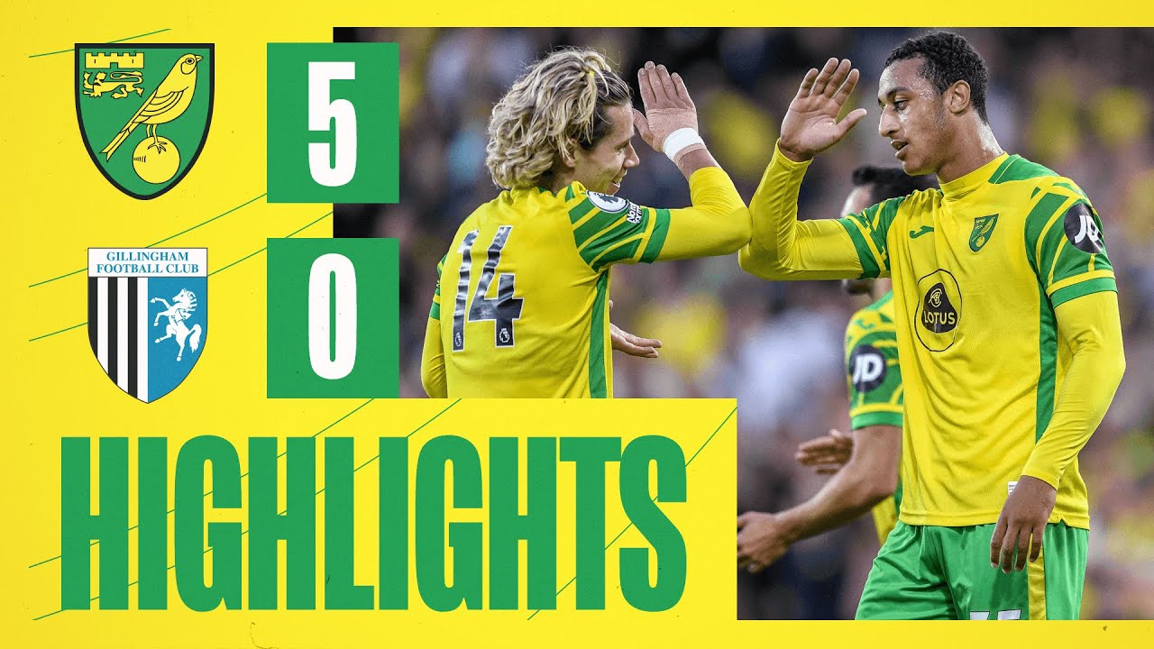 HIGHLIGHTS | Norwich City 5-0 Gillingham | City hit FIVE past the Gills! 🔥