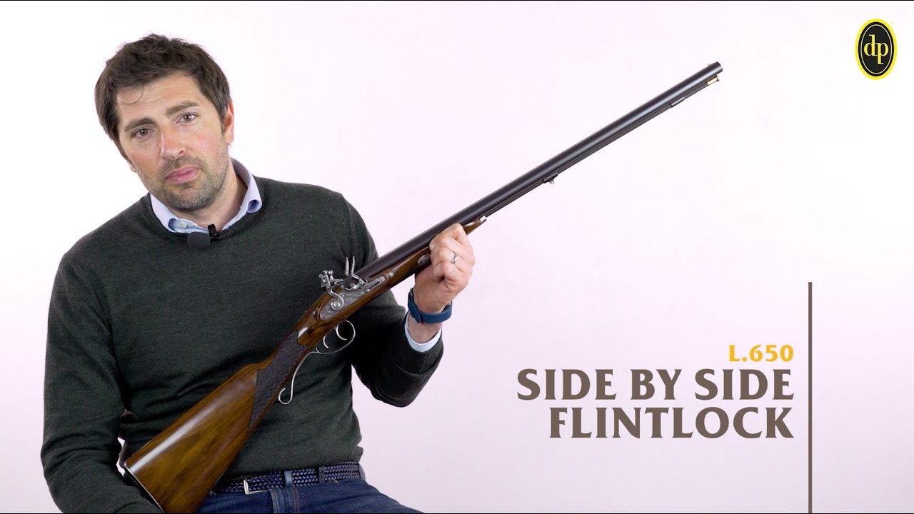 SIDE BY SIDE FLINTLOCK - L.650