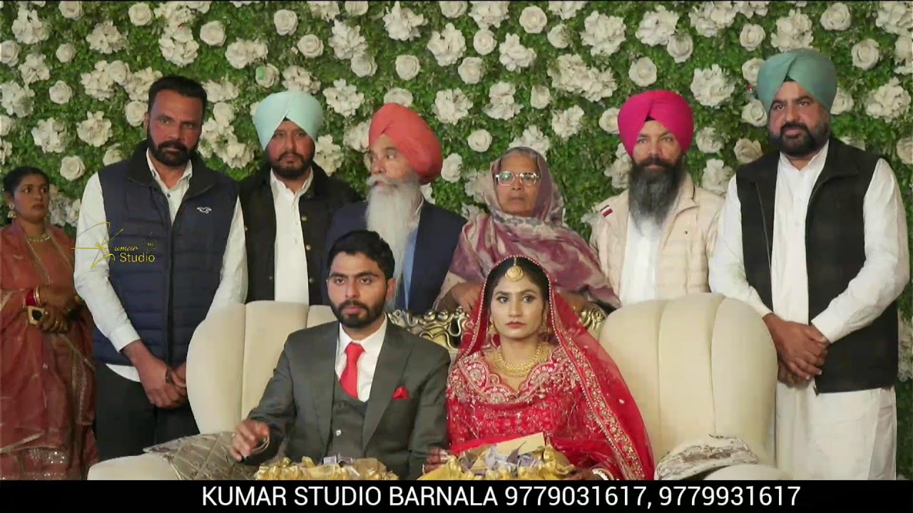Navjot Singh 💘 Jaspreet Kaur Live wedding By Kumar Studio Barnala