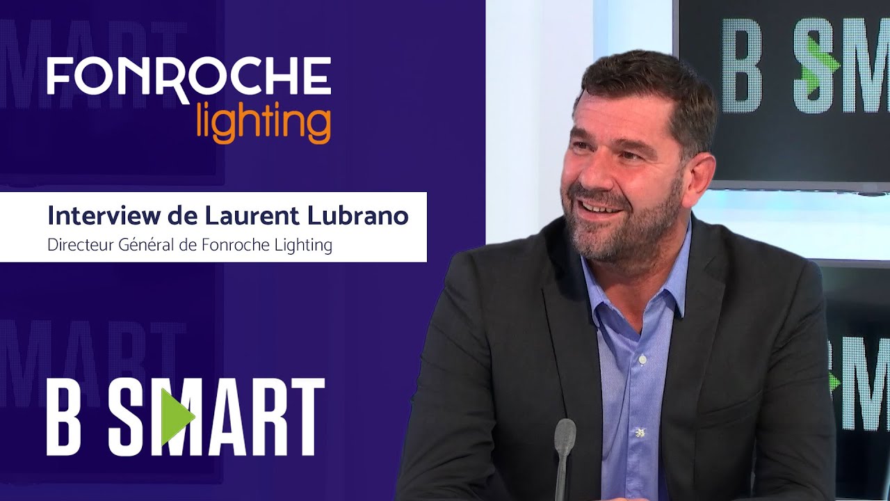 Laurent Lubrano, DG de Fonroche Eclairage, dans l'émission Enjeux & Priorités - BSMART TV