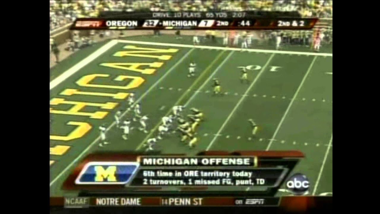 Oregon vs Michigan 2007 (Full Game)