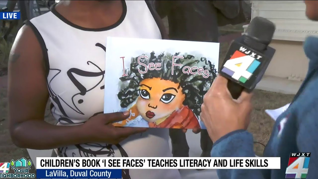 Meet Wanetta Sky Scott, the author of 'I See Faces,' a children's book that teaches life, literacy