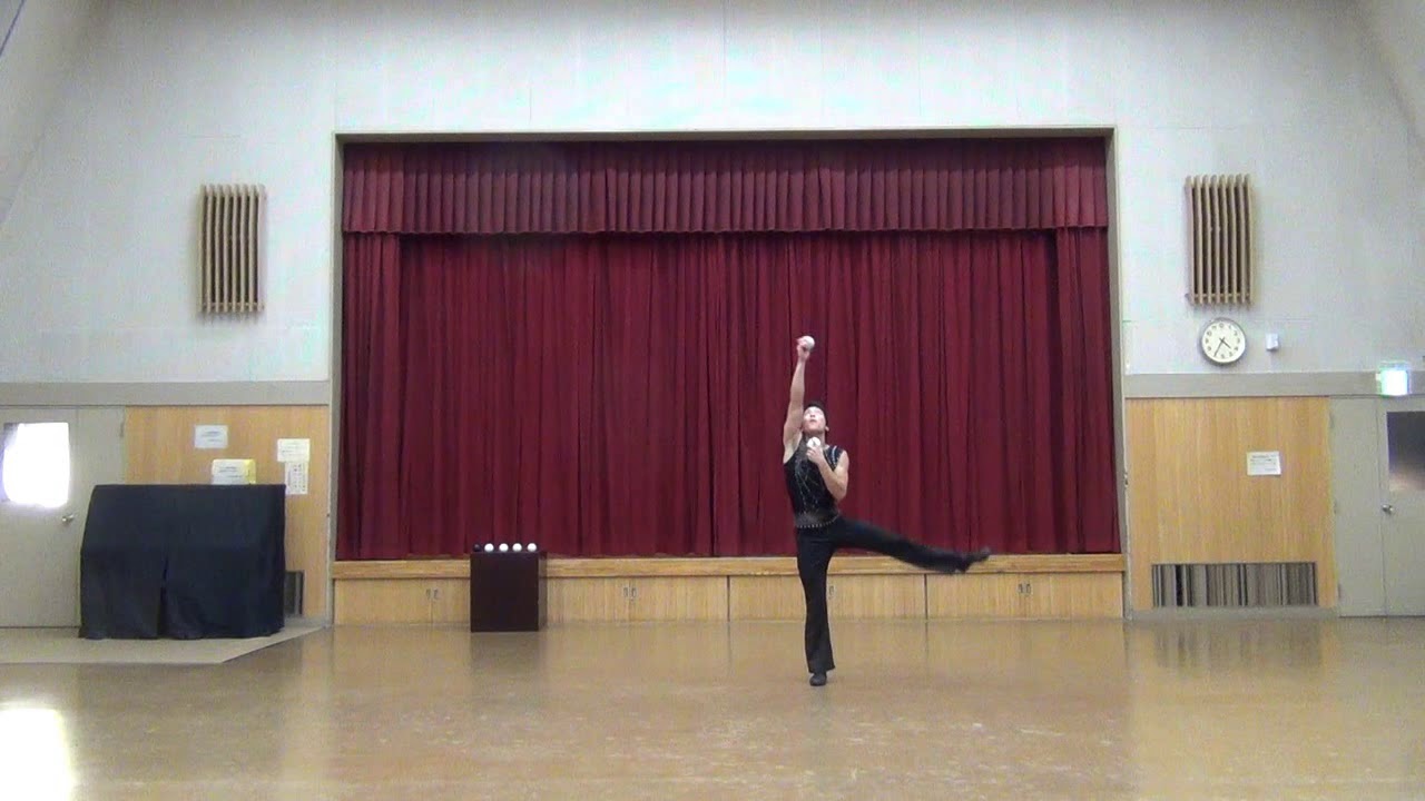 Taiyo Kishi ball  juggling act