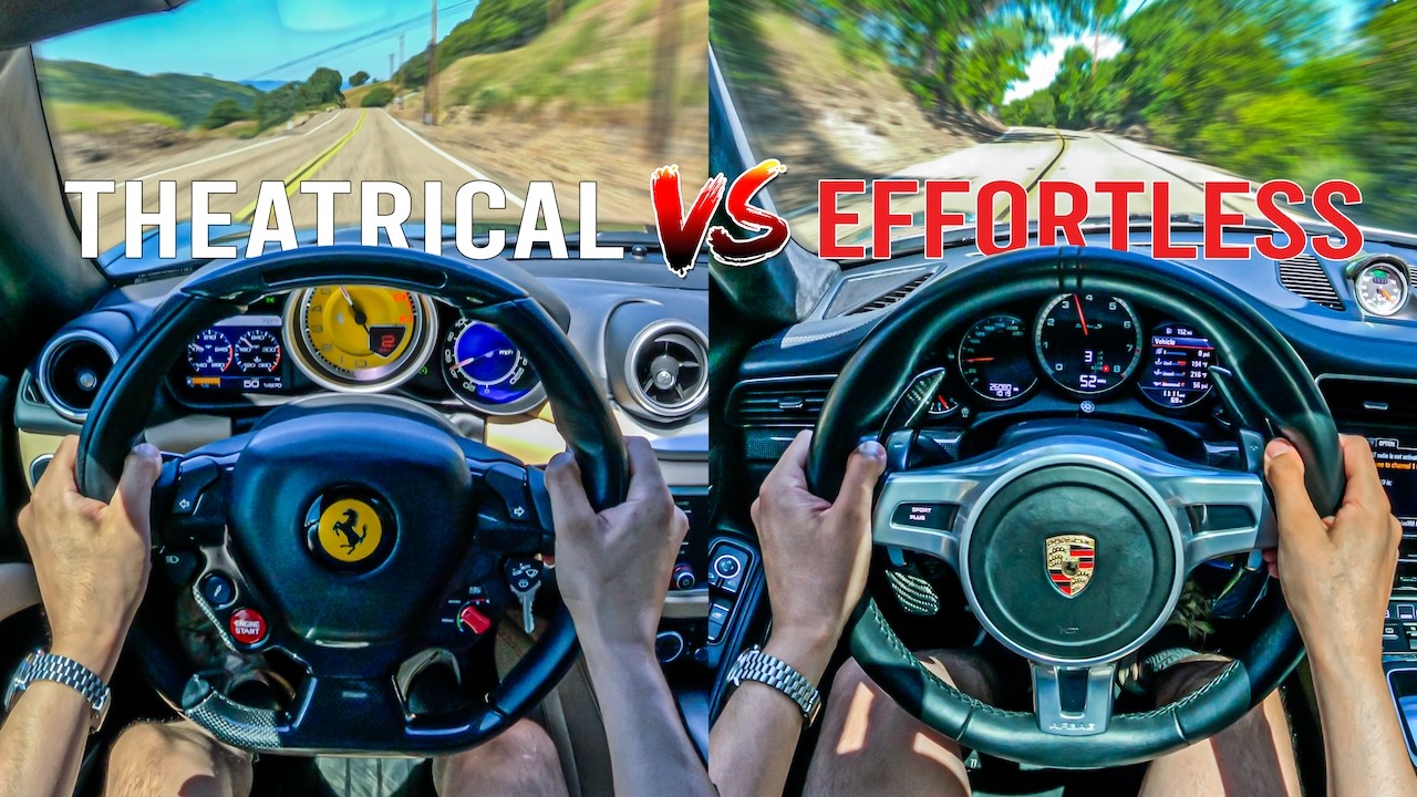 Italy vs Germany: 2017 Ferrari California T vs 2015 Porsche 911 991.1 Turbo S