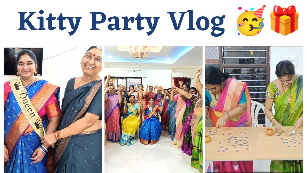 Kitty Party Vlog || Kitty party Fun Games || Snacks || Ladies Ramp walk || Tambola || Teja's diary