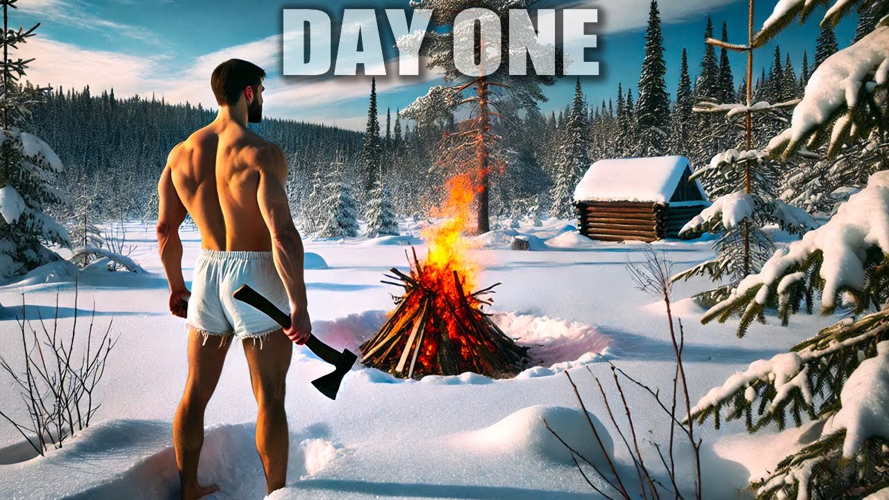 Day 1 in This NEW Unforgiving Extreme Weather Survival Game...