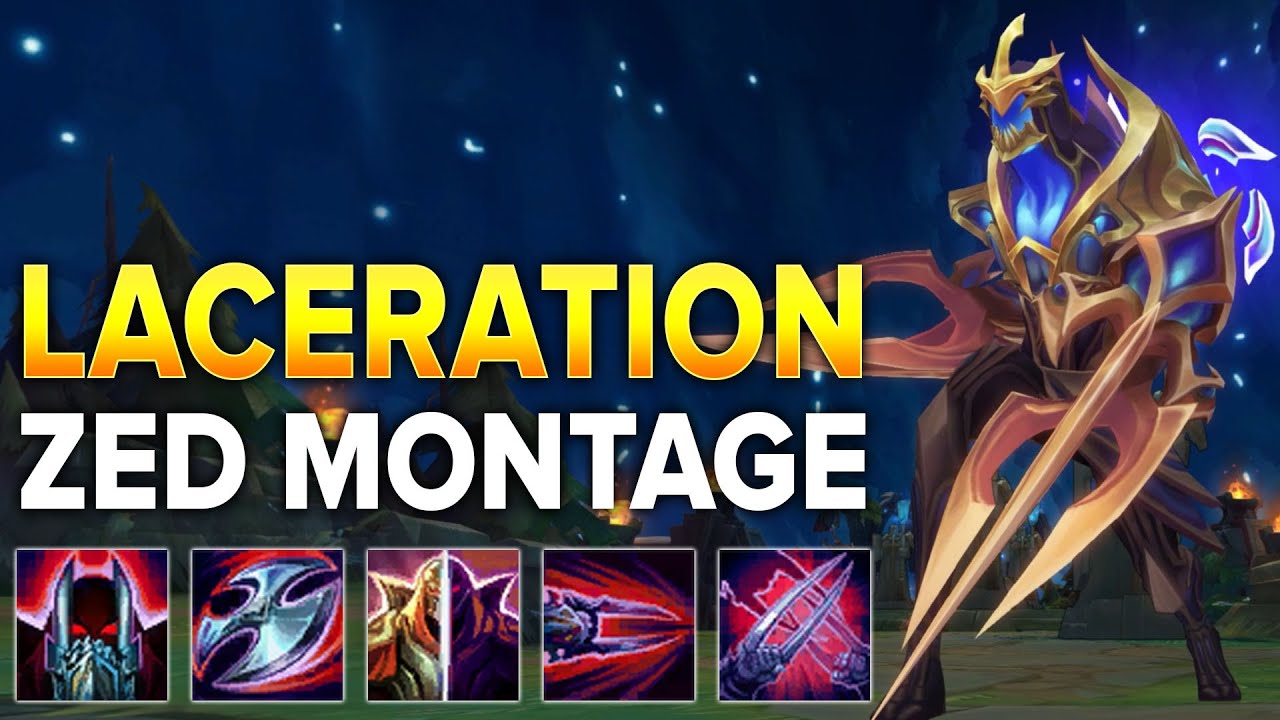 LACERATION - Zed Montage 2020 | Best Zed NA - The Legends