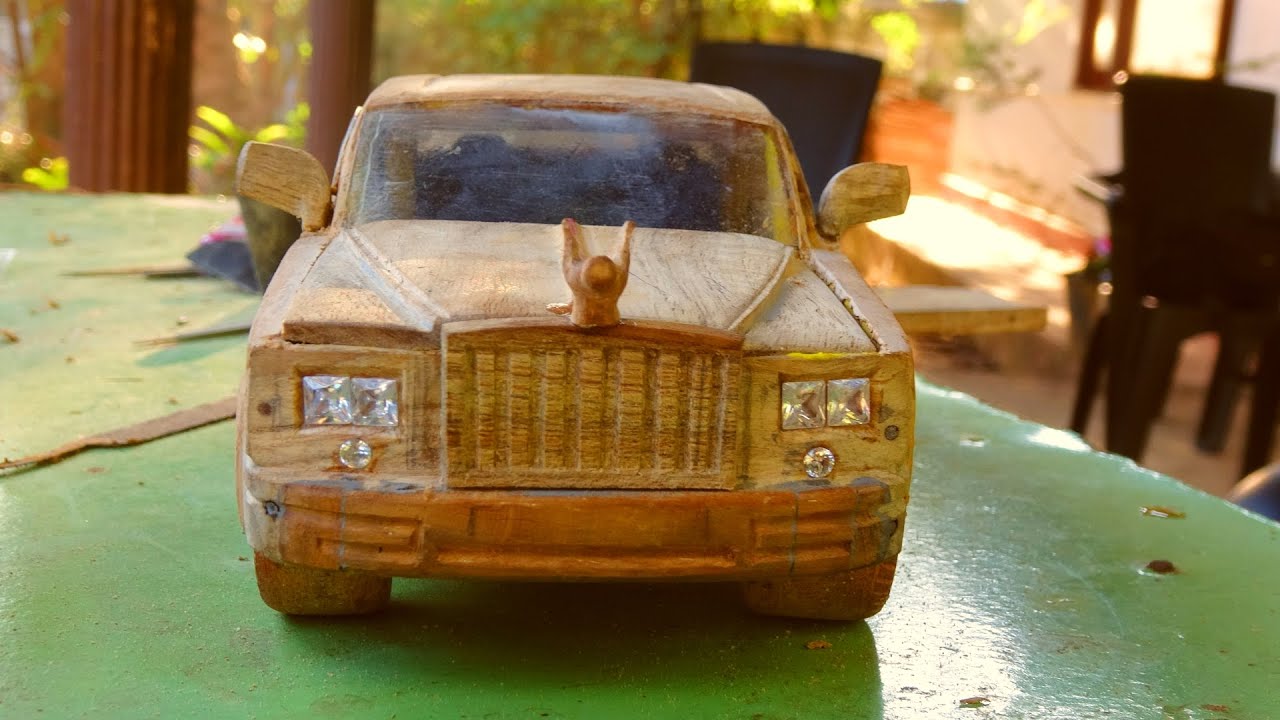 Wood carving - Rolls Royce Phantom 2020 (New Edition)--- Woodworking Art