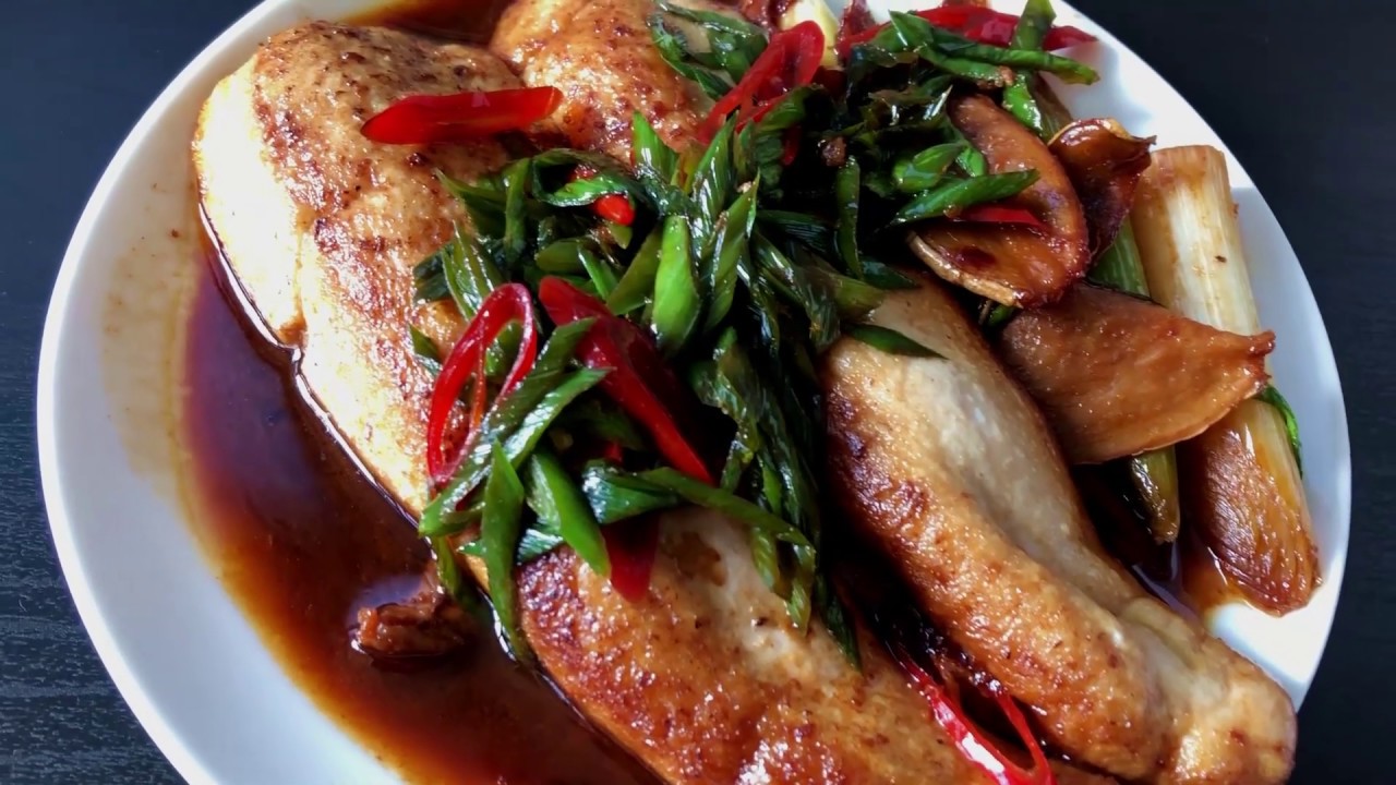蒜燒烏魚膘 Fried Mullet's Soft Roe with Garlic Scallions