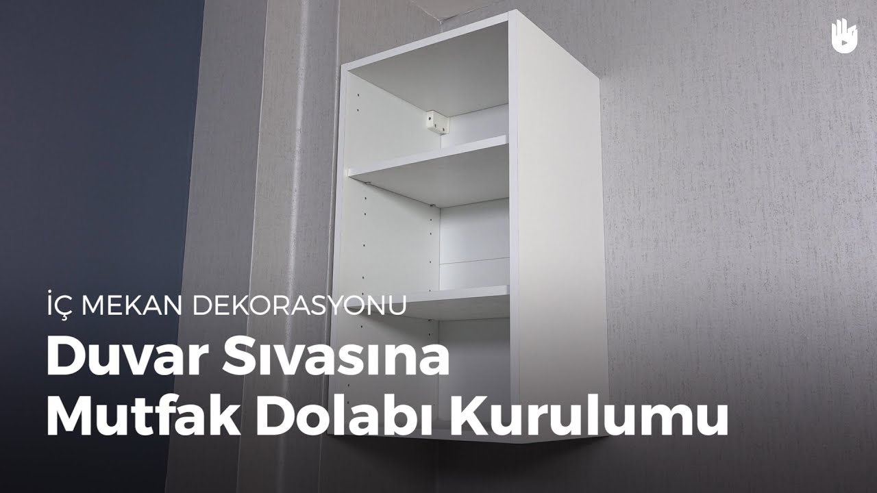 Duvar sıvasına muftak dolabı kurulumu