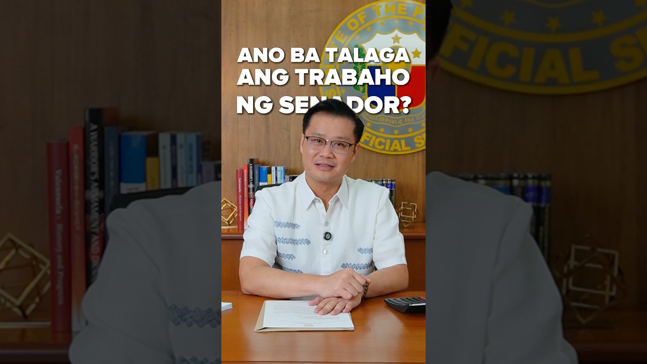 Ano ba talaga ang trabaho ng isang Senador?
