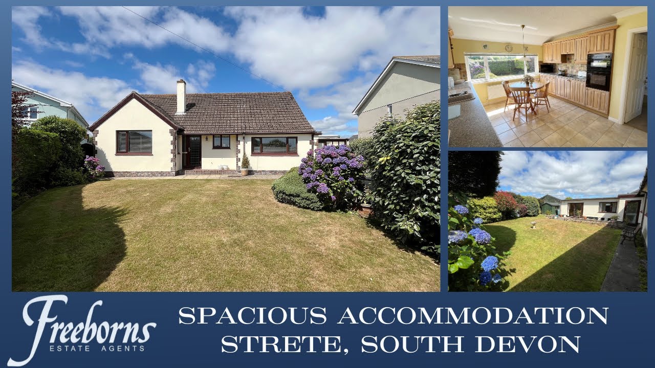 Spacious And Extended Detached Bungalow In The South Hams Village Of Strete - Join Us For The Tour!