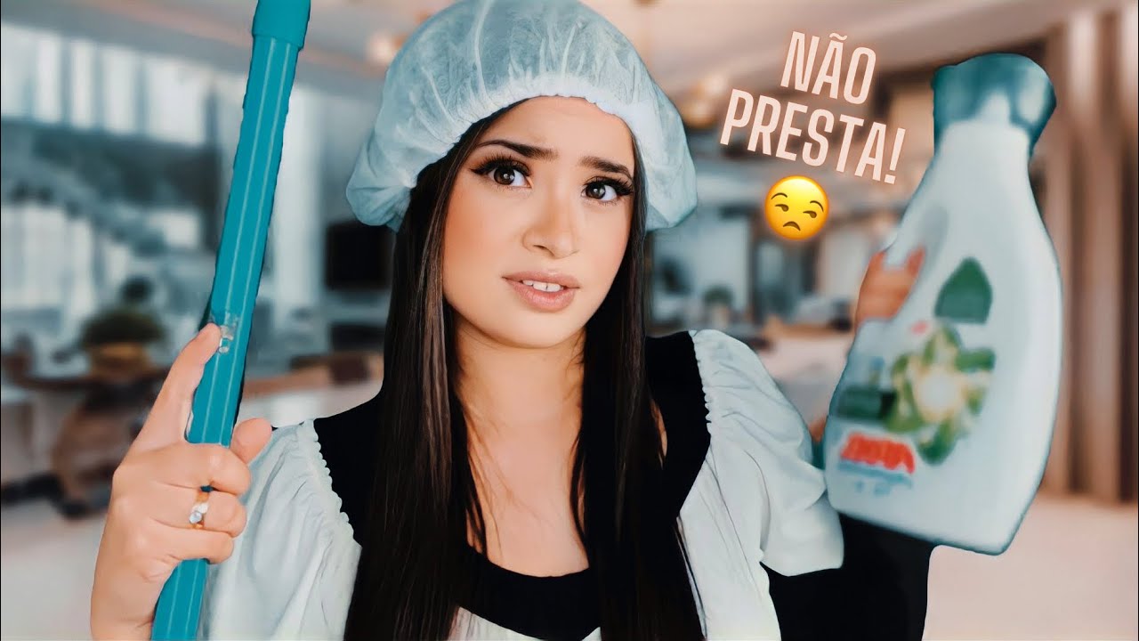 ASMR:EMPREGADA DEBOCHADA!😒🧹