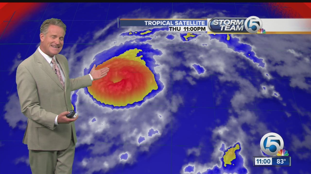 Hurricane Danny strengthens a bit