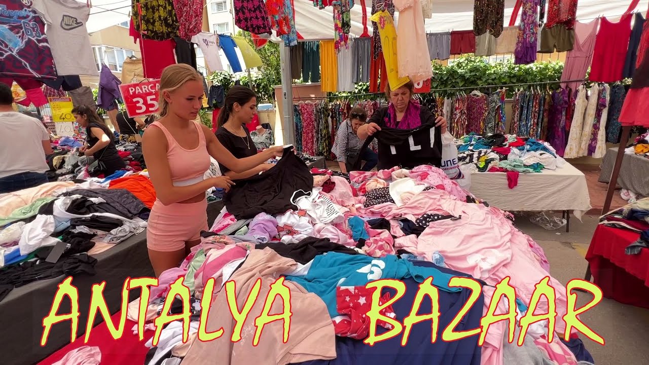 ANTALYA LARA STREET BAZAAR on Saturday  Muratpaşa #turkey #antalya #bazaar #Lara