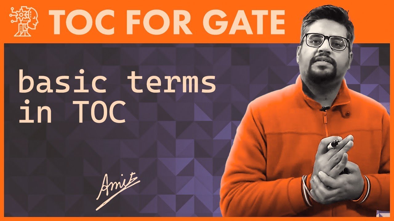 2. basic terms in TOC