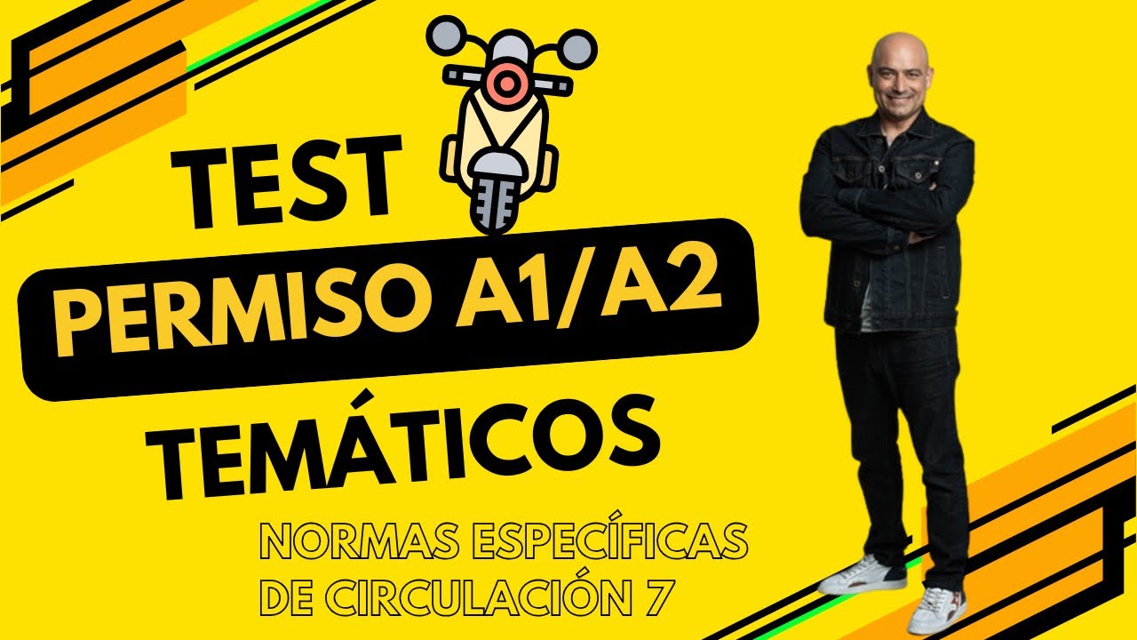 ⚠️🍀 NORMAS ESPECÍFICAS DE CIRCULACIÓN 7. ¡TEST TEMÁTICOS para APROBAR el TEÓRICO DE MOTO! #testdgt