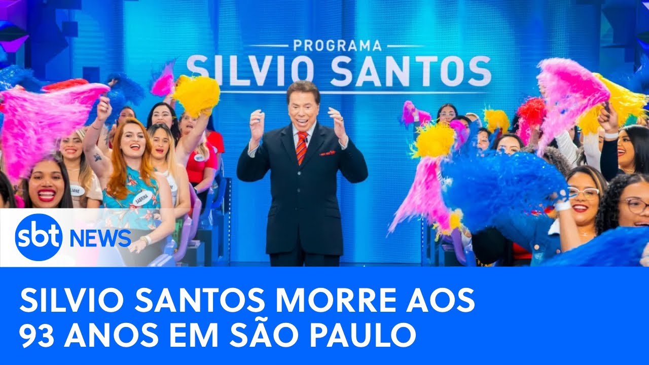 Silvio Santos morre aos 93 anos em São Paulo   #silviosantos