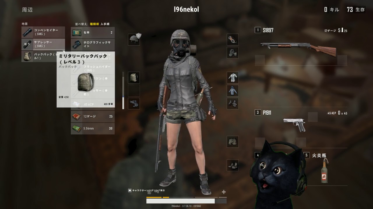 【PUBG】2018/03/30 生放送分【天月＆96猫】