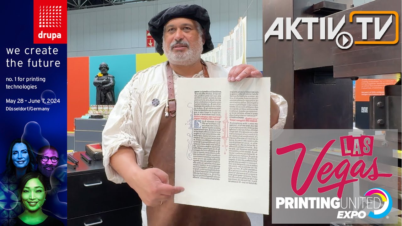 DRUPA • Dusseldorf • Germany • Exhibitor Notes • AKTIV Booth Construction & Film Production