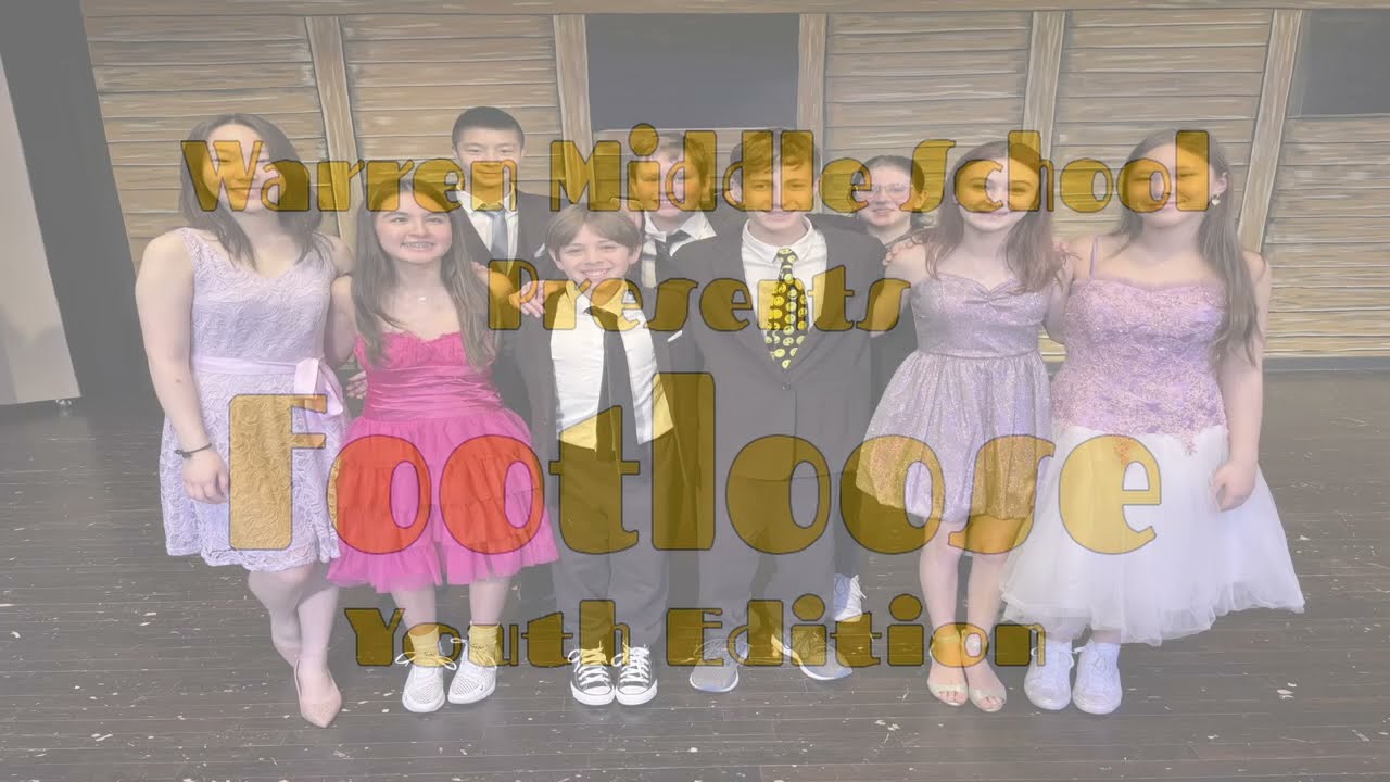 Warren Middle School Presents FOOTLOOSE 3.21 - 3.22 2024 co-starring HARRRY MALONE as Coach Dunbar