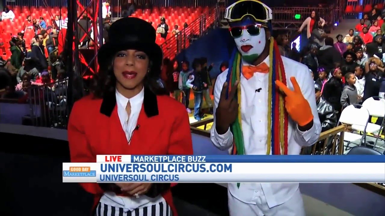 Fresh the Clowns at UniverSOUL Circus on Good Day Marketplace