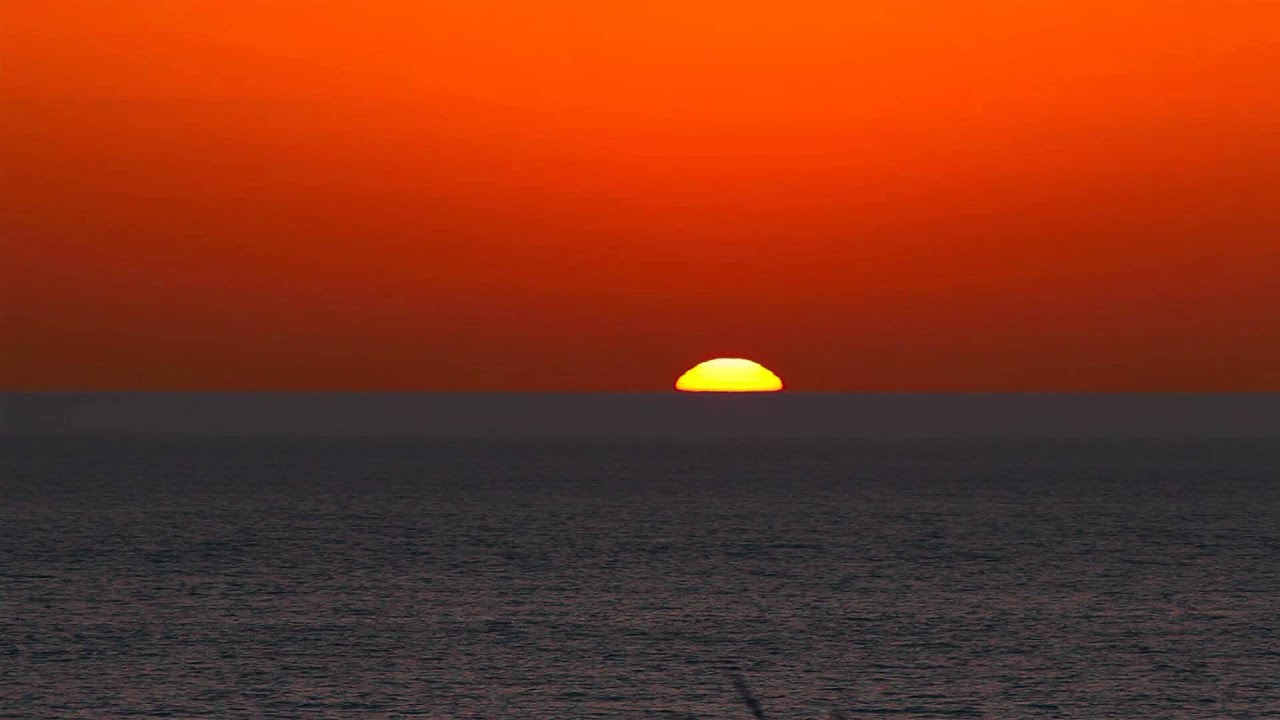 Relajante puesta de sol frente al Oceano Atlantico HD:::relax clip sound