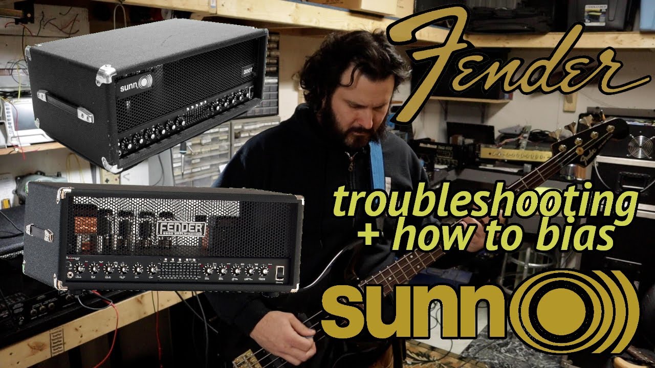 Fender Bassman 300 Troubleshooting and How to Bias Tubes