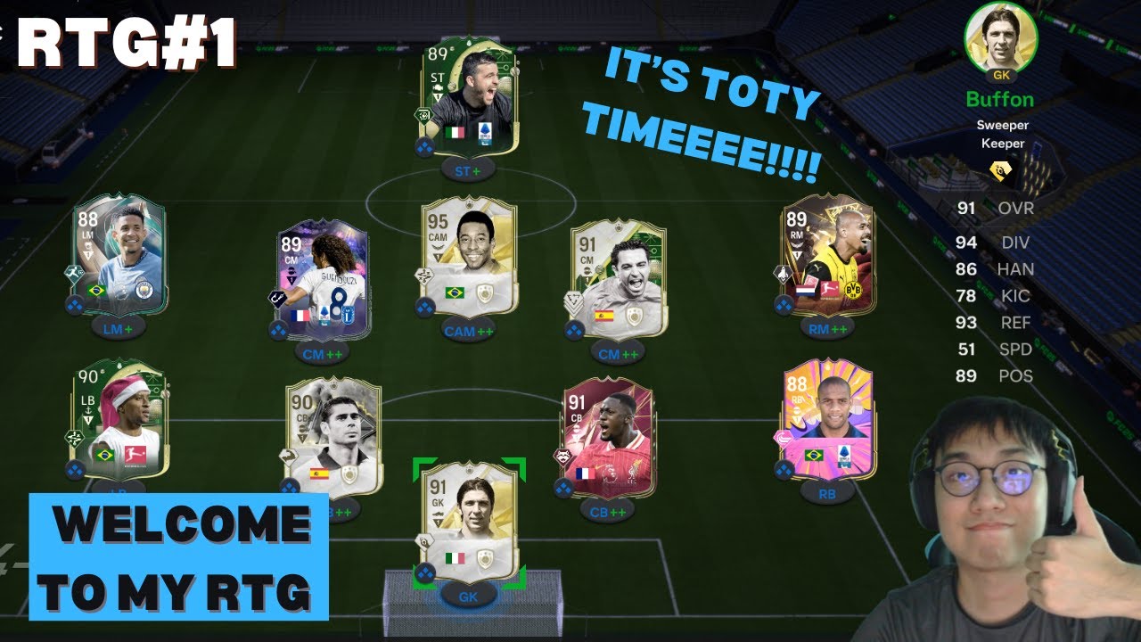 RTA#1 My Road to Glory journey in FC 25 during the first day of TOTY!!!