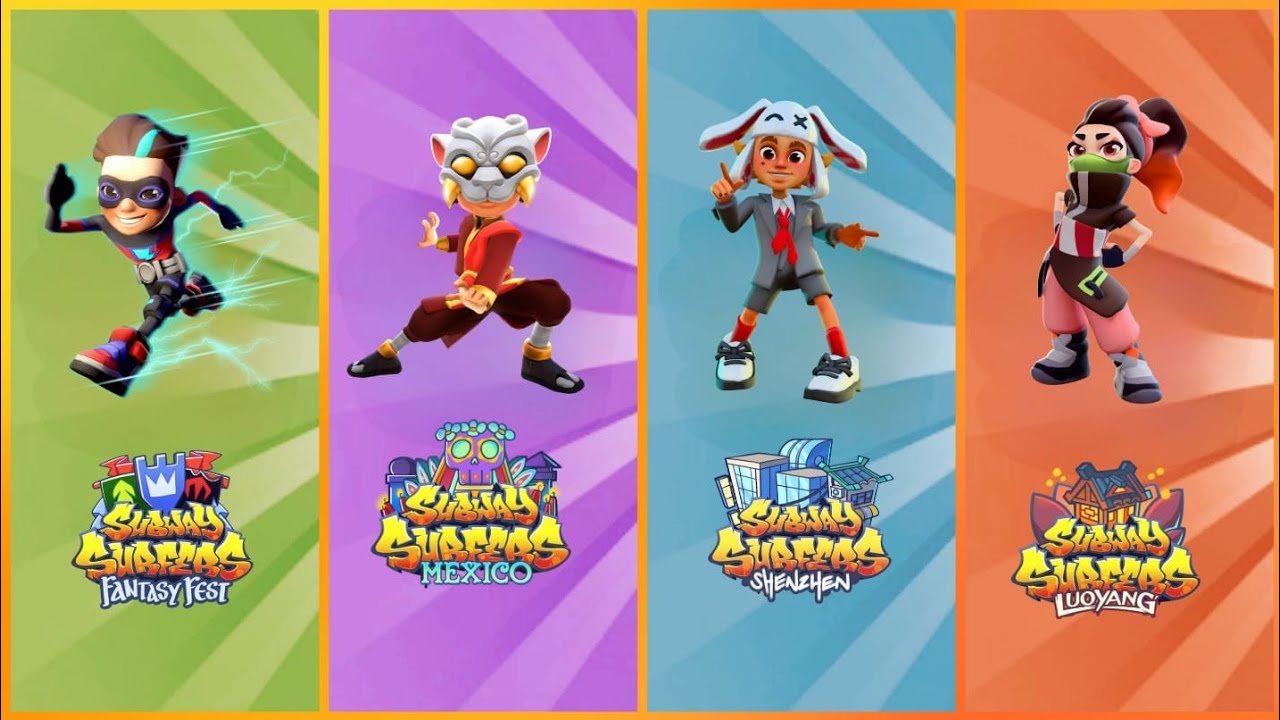 Subway Surfers One Run Challenge: México 🆚 Luoyang 🆚 Fantasy Fest 🆚 Shenzhen 
